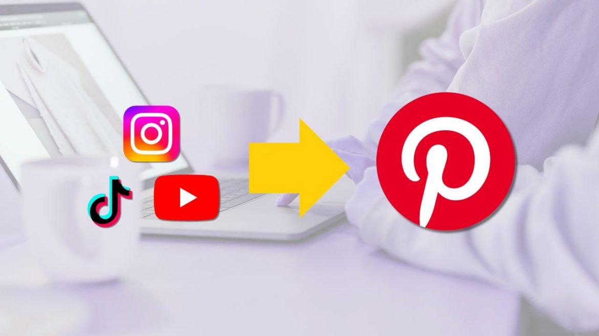 Repurpose social media content from Instagram, tiktok, and YouTube to Pinterest.