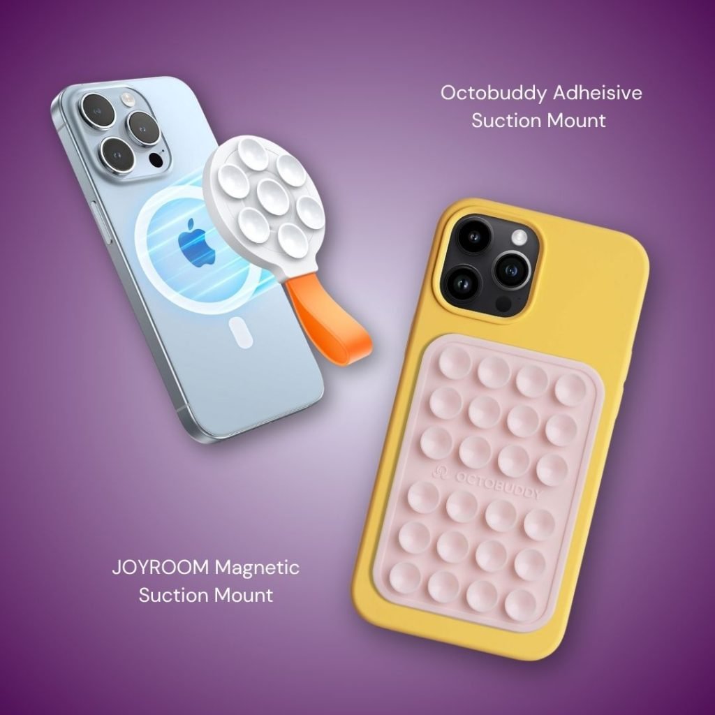 Great Stocking Stuffer Gift Ideas for Content Creators: Suction Phone Mounts for Morrors.